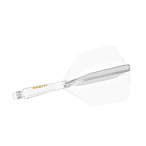 CUESOUL ROST 77 Integrated Dart Shaft and Flight Big Wing Shape Ice with Yellow Logo-S