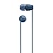 Sony WI-C100 Wireless in-Ear Bluetooth Headphones with Built-in Microphone, Blue