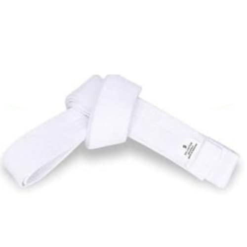 Solid Karate Belts For Jitsu Uniform With 9 Rows Of Stitching Suitable For Traditional Karate, Mma Judo Taekwondo (Solid White, 3 (96″)) #TOP6