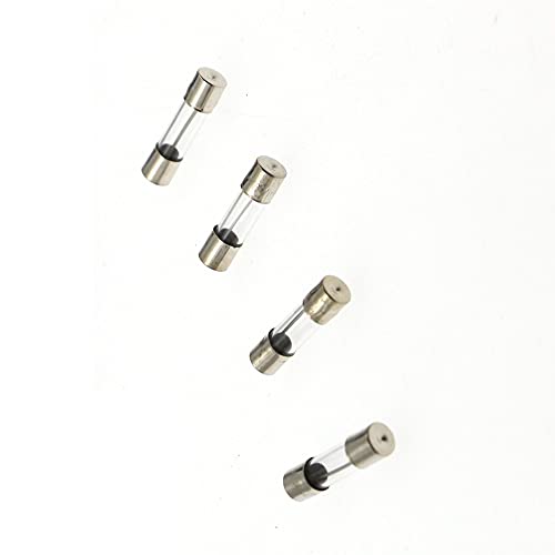 LIZHOUMIL 150 peças de fusíveis de tubo de vidro de carro sortidas 0,1a-30a fusíveis domésticos, fus