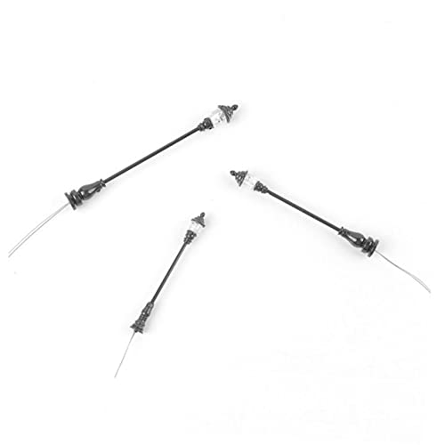 UKCOCO 40 Peças Modelo De Trem De Luz De Jardim Modelo De Lâmpada Modelo De Decoração De Casa De Bon