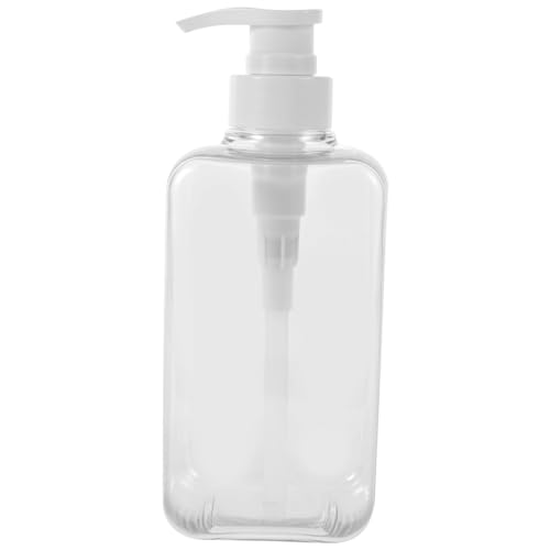 FOMIYES 無臭 耐久性プラスチック製 ポンプボトル 液体鹸 シャンプー ローション 配用ディスペンサーボトル 旅行用 透明容器