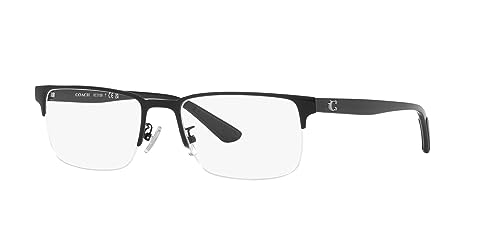 Image of Coach mens Hc5158 Rectangular Prescription Eyewear Frames
