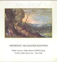 Important Old Master Paintings B000VL737G Book Cover