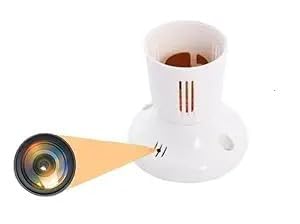 Spy Bulb Holder Camera, CCTV Holder Bulb Camera, Audio Video Recorder Hidden Camera WiFi (Work with Router Internet)-image-49