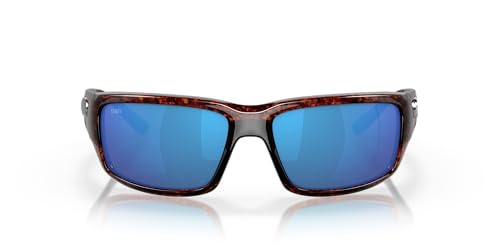 Image of Costa Del Mar Sunglasses For Men Fantail Mens Polarized Sunglasses 580G 59 | Polarized Fishing Glasses with UV Protection - Costa Sunglasses for Boating, Beach & Driving - 580G, 59