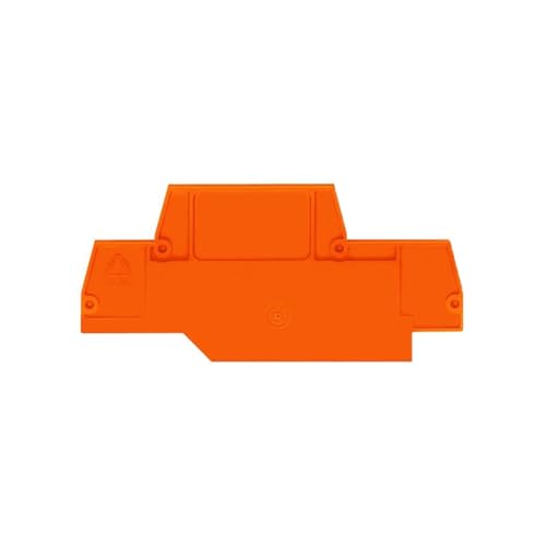 Placas terminales y tabiques 279-519, accesorio de aislamiento para carril eléctrico
