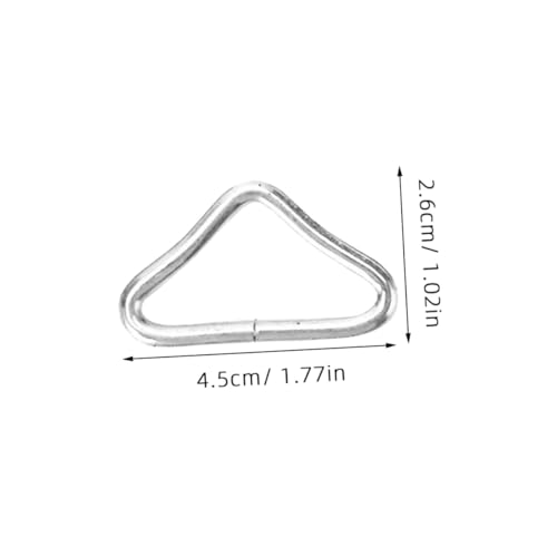 Accessoires de réparation pour tapis de trampoline HEMOTON - 72 boucles triangulaires - 2