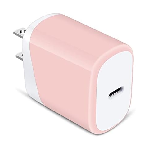 USB Wall Charger, Charger Block, Fast Charging Block for iPhone 15 Pro Max 14 13 12 11 XR XS X 8 7 6,iPad,Samsung Galaxy S24 A15,Google Pixel 8, 20W USB-C Power Adapter Box Travel Cube Wall Plug Brick Cover