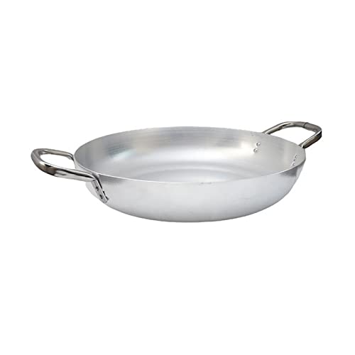 HORECA HOME TEGAME BOMBATO IN ALLUMINIO CON 2 MANICI (45 cm)