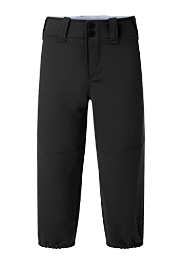 Willit Women's Softball Pants Belted Low Rise Fastpitch Pants Upf 50+ Black M #TOP1