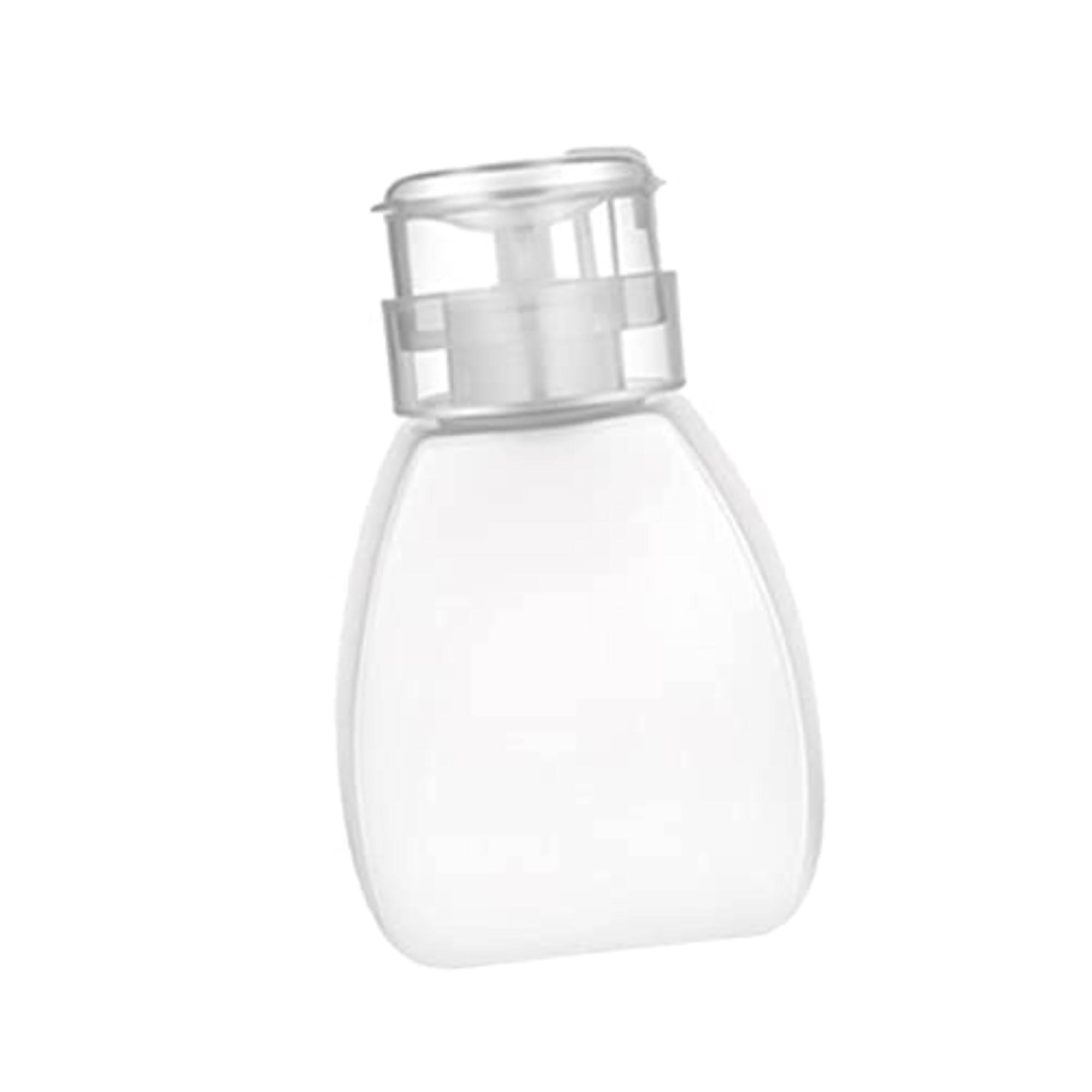 Nail Polish Remover Press Bottle for Makeup Remover, Clear