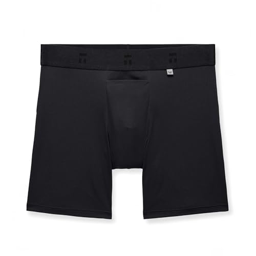 Image of Tommy John Men's Air 6 inch Mid-Length Boxer Brief Underwear - Hammock Pouch