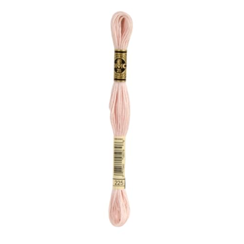 Image of DMC 6-Strand Embroidery Cotton Floss, Ultra Light Shell Pink