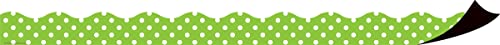 Image of Teacher Created Resources Lime Polka Dots Magnetic Border (77123)