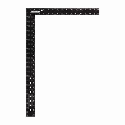 Johnson Level CS7 16-Inch x 24-Inch Black Aluminum Filled Rafter Square