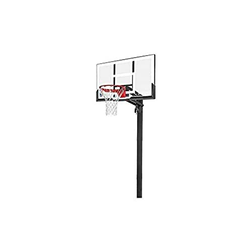 Canestro da basket Spalding NBA Gold IN-Ground (88-365CN) Cestello, per adulti, unisex, Trasparente, 54