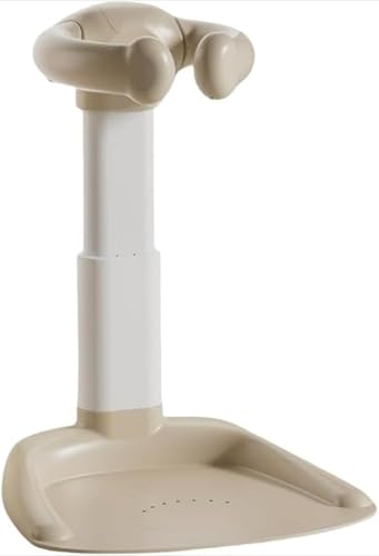 GEBYUI 子供用立ちバス補助具、ベビー立ちバステーブル、設置不要、高さ調節可能な大きなベース、安定感たっぷり、シャワースタンド付き、8-36ヶ月用、ベビーバス神