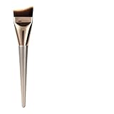 Foundation-Pinsel, tragbare weiche Borsten, Beauty-Tools, abgewinkelte Foundation-Pinsel, Make-up-Werkzeuge, für Frauen, Mädchen, Anfänger, Innenbereich, Zuhause, Hotel, Reisen, Dating, tägliche