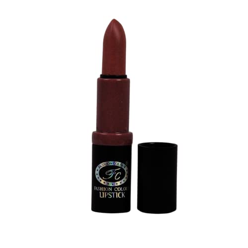 Image of FASHION COLOUR Fabulous Satin Matte | Long Stay Upto 6 Hrs | Waterproof | Smudge Proof and Lipstick for Women | Single Swipe Application | Matte Finish | 4g | Rustic Brown