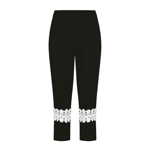 Girls Basic Leggings Toddler Kids Soft School Athletic Yoga Dance Leggings Capri Tights Stretch Cute Lace Patchwork4