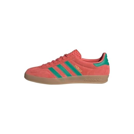 adidas Gazelle Indoor JH5407 Preloved Scarlet (Rojo, Sistema Tallas Calzado EU, Adulto, Hombre, Números, Mediano, 45 1/3)