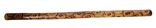 Aborigène brûlé-Didgeridoo en bambou avec Style Cover