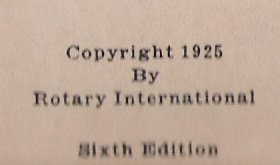 Paperback Songs for the Rotary Club Book