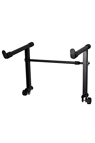 ashton２段　キーボードスタンド 　拡張スタンド高さ、幅調整可能 黒 ashton2段 キーボードスタンド 拡張スタンド高さ、幅調整可能 黒