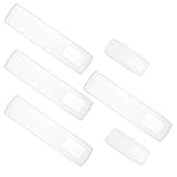 YOSADIER リモコンカバー 透明シリコン製 防水保護ケース テレビ エアコン用 リモコンプロテクター 日常ほこり 液体から保護 6個セット