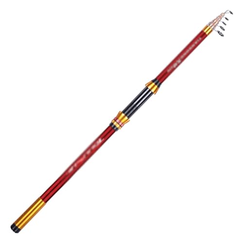 Portable Fishing Rod Fishing Pole Set Metal Fishing Rod Swivel Reel and Fishing Rod Combo for Sea Fishing Fishing Trolling Rod Non-Slip Handle
