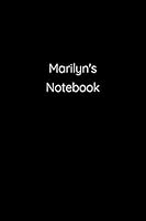 Marilyn's Notebook: Notebook / Journal / Diary - 6 x 9 inches (15,24 x 22,86 cm), 150 pages. 1691173487 Book Cover