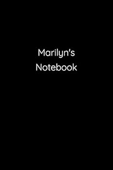 Paperback Marilyn's Notebook : Notebook / Journal / Diary - 6 X 9 Inches (15,24 X 22,86 Cm), 150 Pages Book