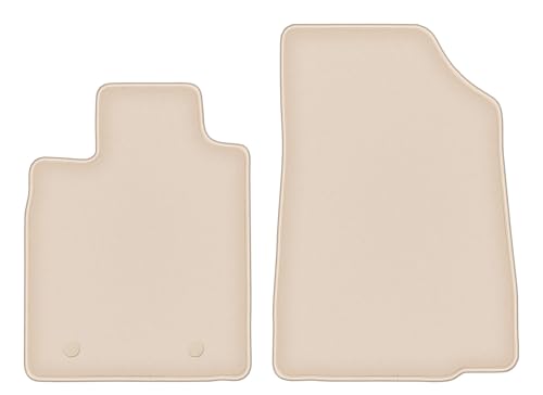 Tapis de voiture avant pour rénover le sol de Dacia Logan II beige