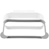 Hanging Trash Bag Holder over the Drawer Kitchen Garbage Bag Rack Plastic Cupboard Door Mounted Holder Gray
