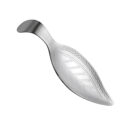 BRIGHTFUFU Stainless Steel Tea Scoop Creative Leaf Shaped Teaspoon for Tea Exquisite Design for Measuring Loose Leaf Tea and More