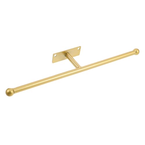 STOBAZA Organizador De Collares Colgante Dorado, Soporte Mural Para Joyería, Material Duradero Protección Antideslizante, Ahorro De Espacio Para Collares, Diademas, Gafas y Anillos, 1 Unidad