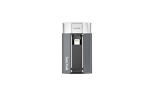 SanDisk iXpand 128GB OTG Flash DriveWith Lightning Connector for iPhones, iPads & Computers- SDIX-128G-G57