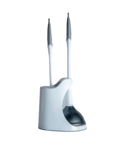Toilet Plunger & Brush Set with Holder