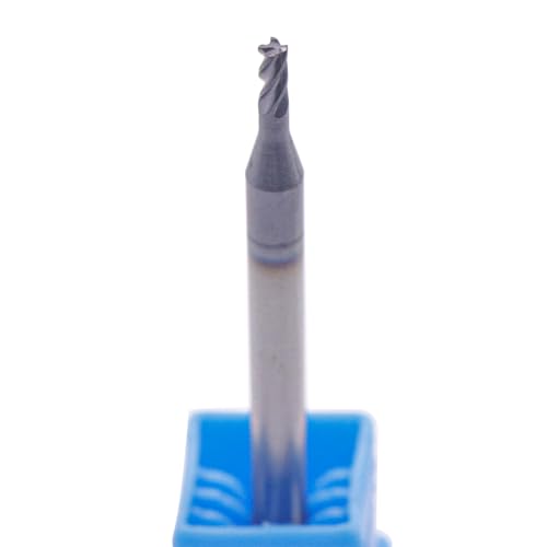 Image of 5Pcs 1 /16 inch 4 Flute Solid Carbide Square End Mill, Double End, AlTiN Coated | 35 Degree Helix, 1 /16 inch Cutting Diameter, 1 /8 inch Shank Diameter, 1 /8 inch Length of Cut, 2 inch Overall Length