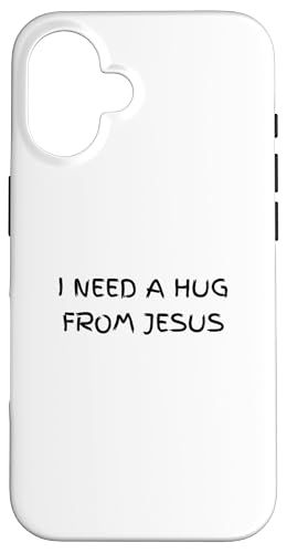 I Need A Hug from A Jesus ����ȃ��[���A �X�}�z�P�[�X iPhone 16 �p