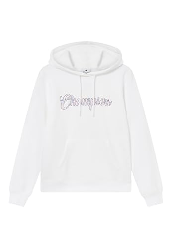 Sweat à capuche Champion blanc XS coupe ajustée contre le froid