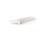 Seiletech.de FENSTERBANK PVC – 25 cm x 100 cm – Marmor – Fensterbrett – für den Innenbereich – Innenfensterbank – Innen – Meterware – Wohnzimmer – Deko – Kunststoff