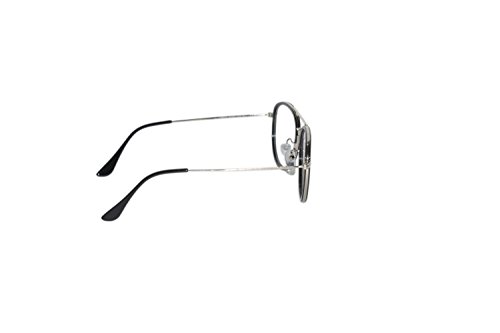 Image of Peter Jones Designer Black /Silver Aviator Optical Frame (98029S)