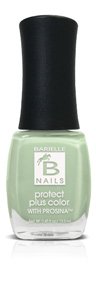 Barielle Protect Plus Color Nail Polish - Mint Ice Cream Cone, A Creamy Light Mint Green Nail Color With Prosina .45 Ounces #TOP19