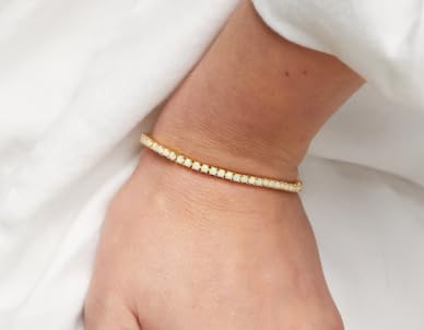 IVANKA 3mm Opal Tennis Bracelet, Fire Opal Bracelet, October Birthstone, Dainty Opal Bracelet, Opal Bracelet Bridal Bracelet For Women2