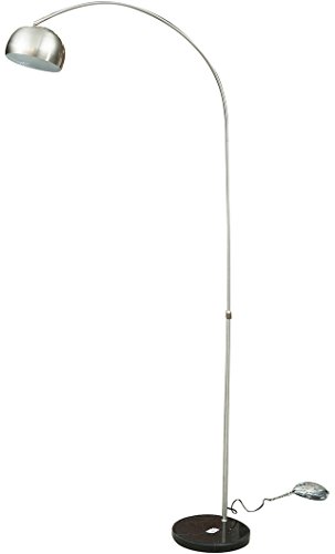 Preisvergleich Produktbild Bogenlampe aus schwarzem Marmor 165x30x90 cm