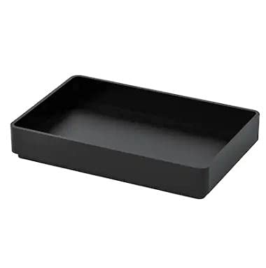 ledieu® SKOGSVIKEN Tray, ( Pack of 2 PC ) Black 10x15x2.5 cm (4x6 ) Size : 15 cm (6 ") 10 cm (4 ") x 2.5 cm (1 ")