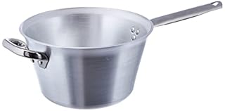 Pentole Agnelli, ALMR1165PI24, Paiolo per Polenta con Manico Tubolare Inox e Fondo per Induzione, Alluminio, Bianco