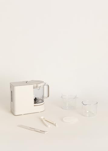 CREATE/BABY CHEFBOT/Robot de cocina esterilizador multifunción para bebés blanco roto/Libre de BPA, 6 funciones, programable, doble altura para biberones, 700W - imagen 9